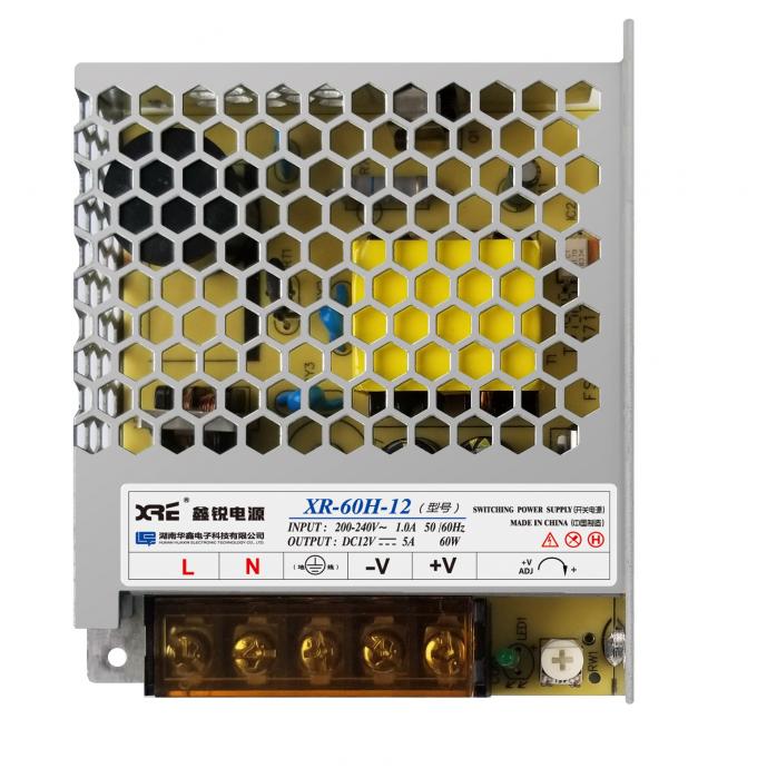 Ein-Output-Stromversorgung 12V 60W LED Fahrer-IP20 12V 5A für LED-Streifen 1