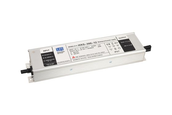 12.5A  IP67 Waterproof Power Supply 300W AC To DC LED Driver